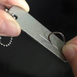 3 Pcs Hook Sharpener Mini Portable Fish Hook Sharpener Tool Kit Remover File Razor Hooks Outdoor Enthusiasts Pocket