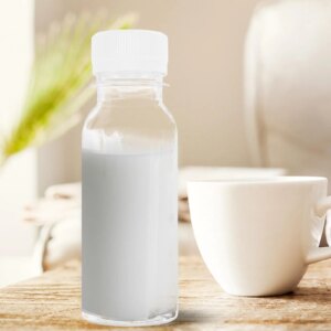 10Pcs Milk Bottle Well-sealed Bottles Product Juice Glass School  Pet Convenient Household Long Lasting Small Blank Water