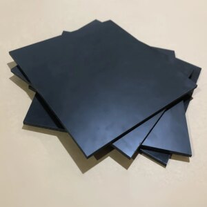 1/2/5Pcs 200x200mm Black ABS Plastic Board Thickness 1mm/1.5mm/2mm Model Sheet Material for DIY Model Part Accessories