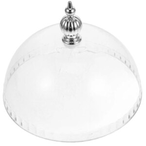 Cake Cover Dome Transparent Heat Resistant Reusable PVC Food Glass Cheese Plastic Cloche Pastry Burger Round Fruit Cakes