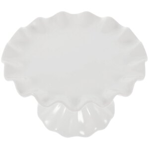 Elegant European Ceramic Cake Footed Tray for Fruits Desserts Home Party Unique Bright Colors Decorative
