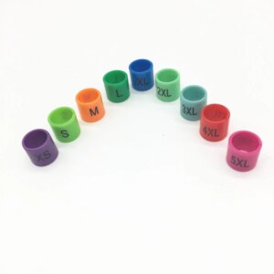 100 PCs/Bag Plastic Size Markers for Hangers Pre-Printed Size Labels SALE LOGO FOR Clothes Hanger Tags