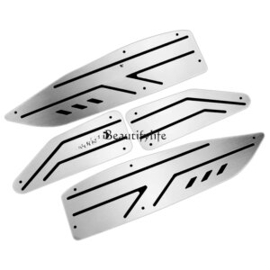 Modified Foot Pedal Stainless Steel Foot Pad Scooter Brushed Foot Pedal Steel Plate